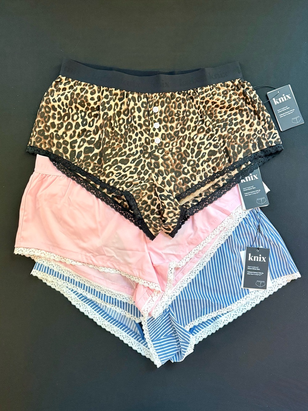 Set of 3 NWT Knix Dream Boxer Mini